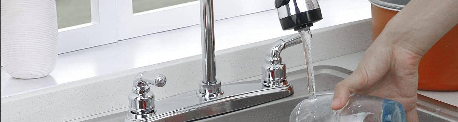 3 Piece Kitchen Tap Set