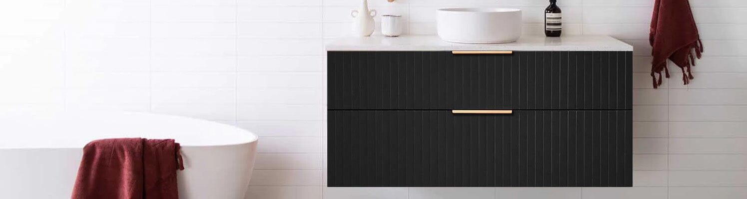 Matte Black Bathroom Vanity