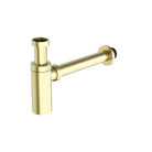 40MM ROUND BOTTLE TRAP BRUSHED GOLD (NRA186WBG) Basins Nero 