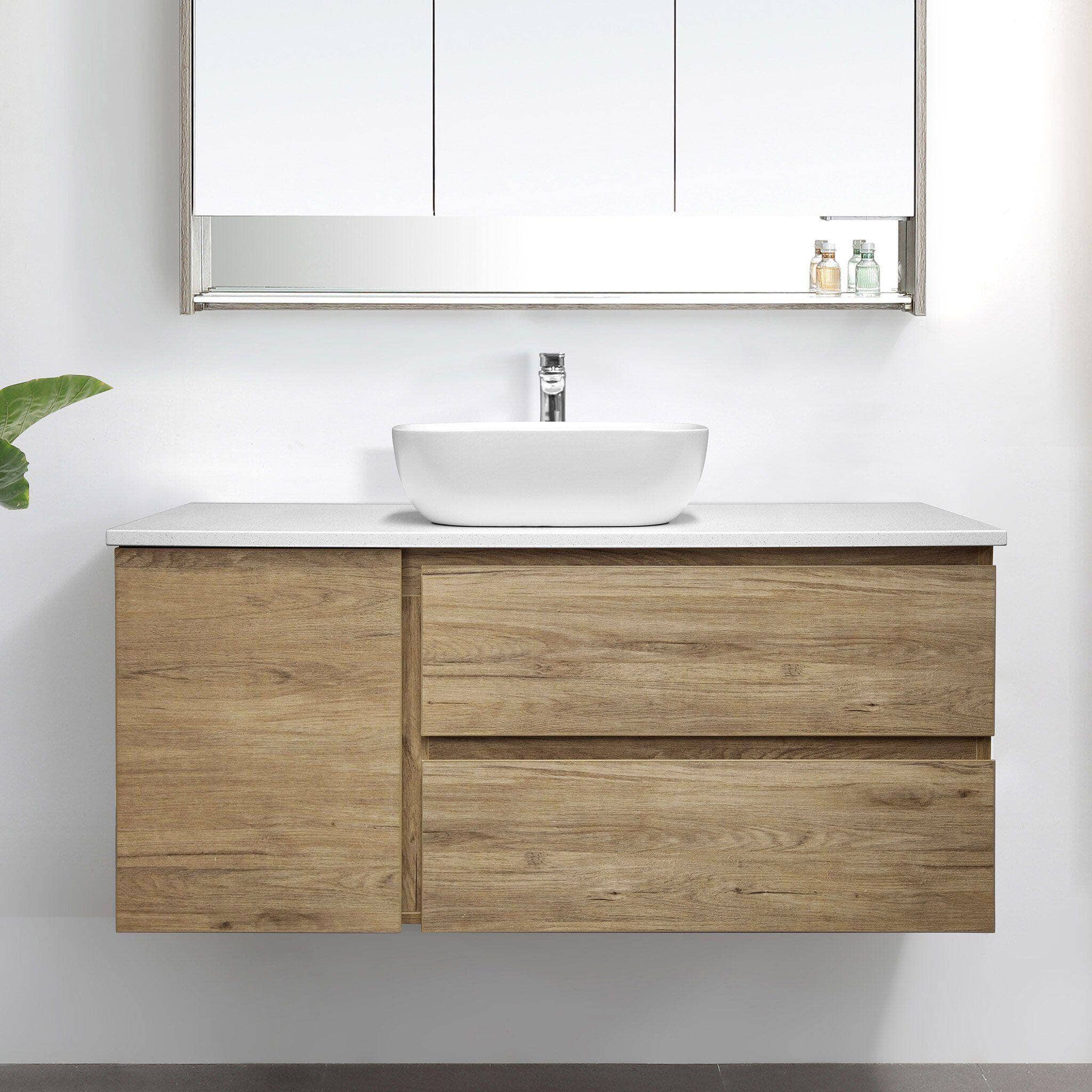 ALBANY 1200mm Timber Vanity + Bliss Stone Top AROVA 