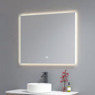 Apollo Rectangle Anti-Fog Backlit LED Bathroom Mirror 900mm x 750mm LED Mirror Arova 