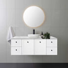 AUSTIN 1500mm Wall Hung Bathroom Vanity + Bliss Stone Top AROVA 