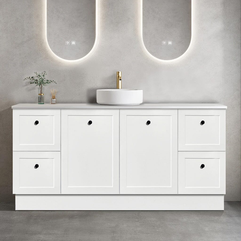 AUSTIN 1800mm Floor Standing Bathroom Vanity + Bliss Stone Top AROVA 