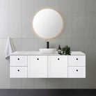 AUSTIN 1800mm Wall Hung Bathroom Vanity + Bliss Stone Top AROVA 