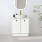 AUSTIN 600mm Floor Standing Bathroom Vanity & Bliss Stone Top AROVA 