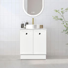 AUSTIN 600mm Floor Standing Bathroom Vanity & Bliss Stone Top AROVA 