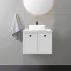 AUSTIN 600mm Wall Hung Bathroom Vanity & Luxe Stone Vanity AROVA 