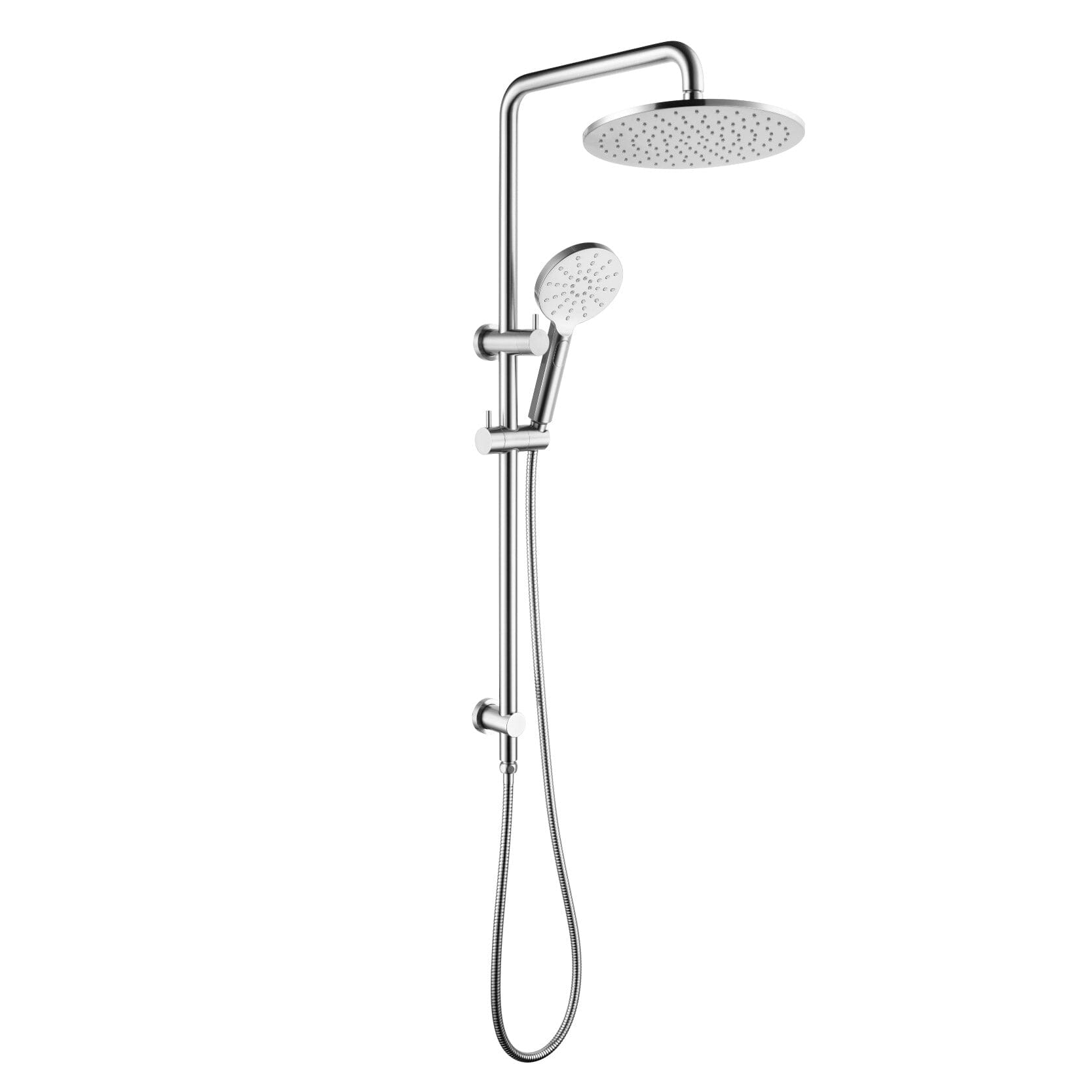 CLIO 2 in 1 multifunction dual shower station Chrome Showers Arova 