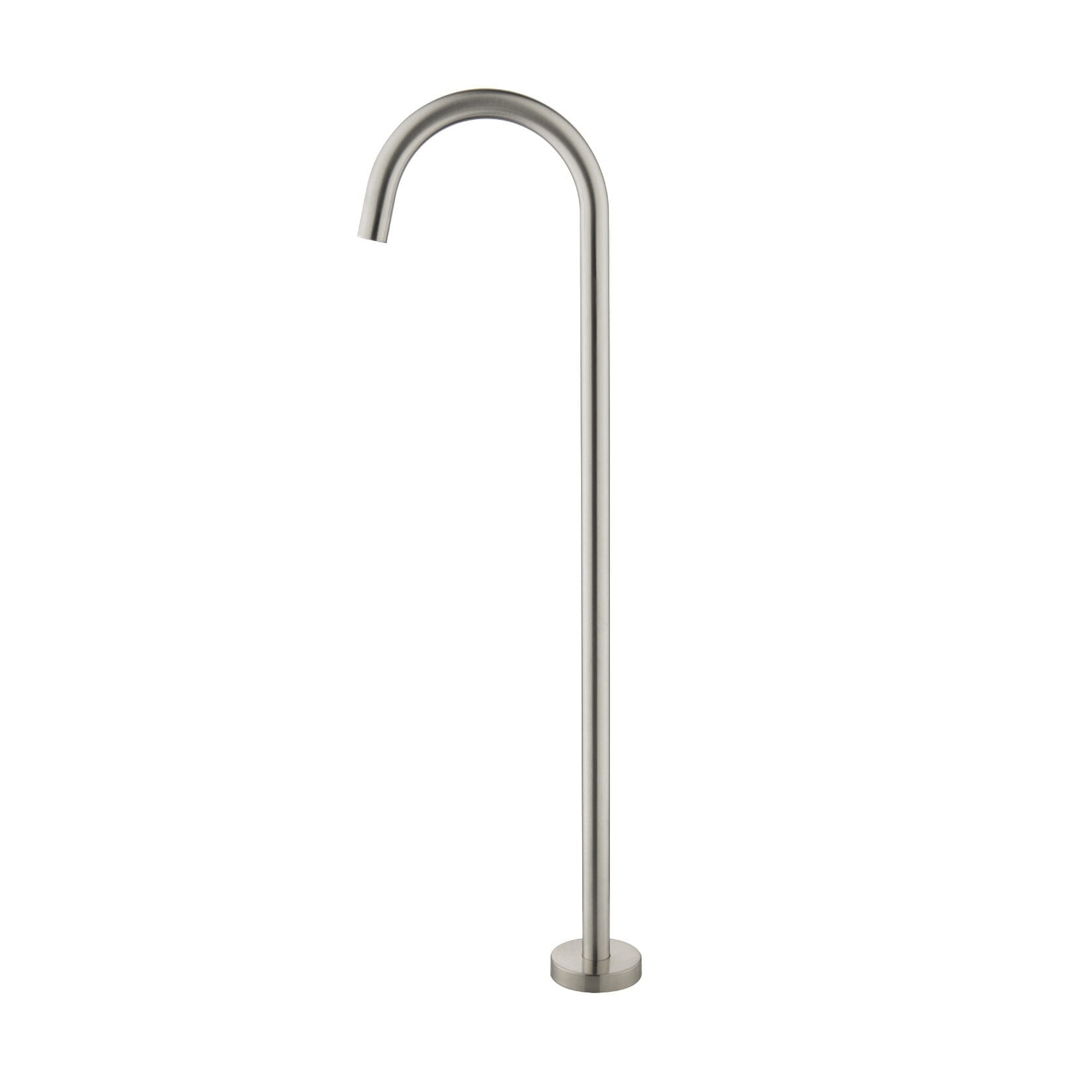 CLIO Round Freestanding Bath Spout Brushed Nickel Tapware Arova 