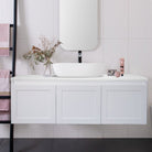 CLOVER 1200mm Wall Hung Bathroom Vanity & Bliss Stone Top AROVA 