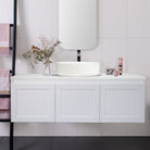 CLOVER 1200mm Wall Hung Bathroom Vanity & Bliss Stone Top AROVA 