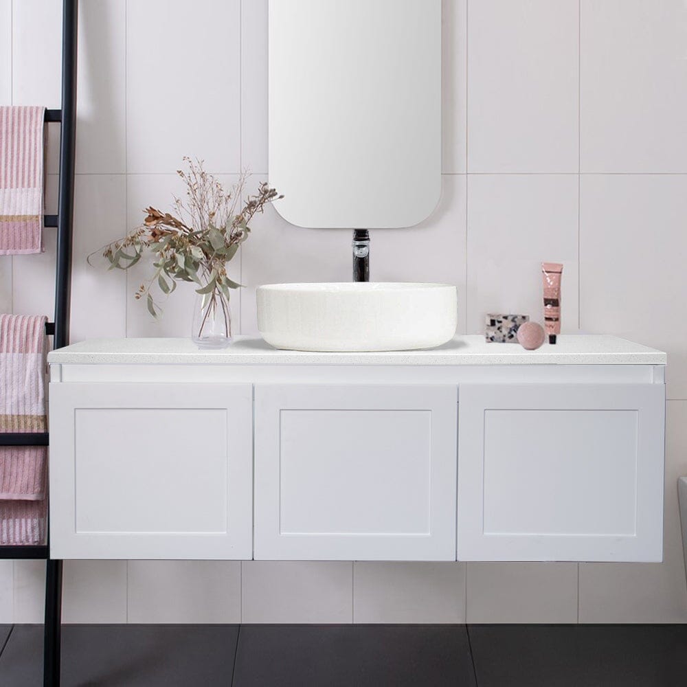 CLOVER 1200mm Wall Hung Bathroom Vanity & Luxe Stone Top AROVA 