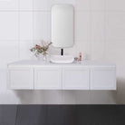 CLOVER 1800mm Wall Hung Bathroom Vanity + Luxe Stone Top AROVA 