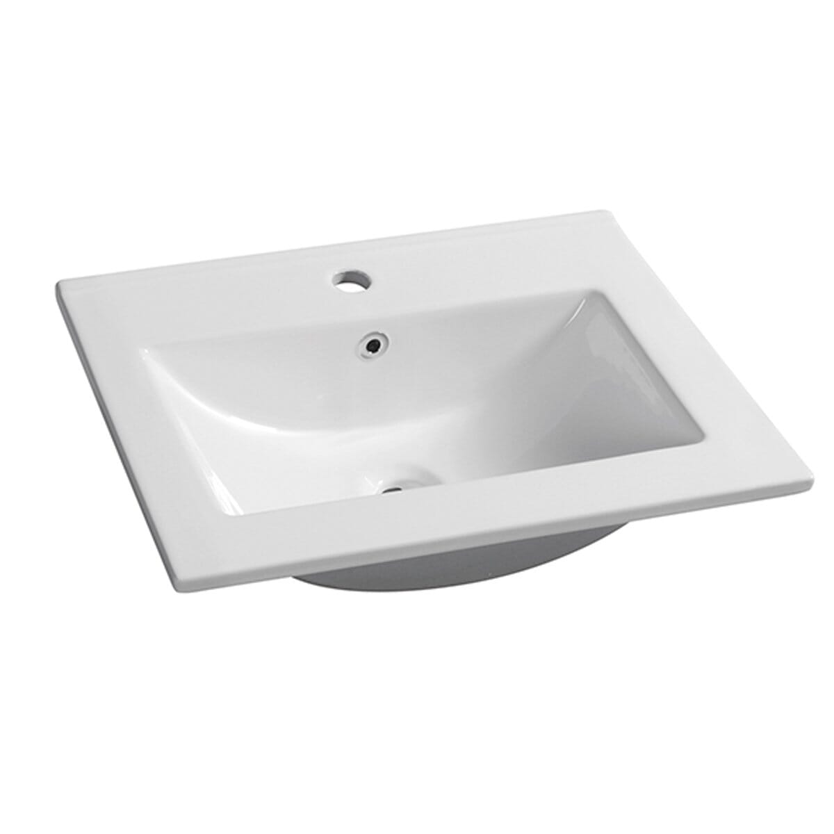 CLOVER 600mm Wall Hung Bathroom Vanity + Ceramic Top AROVA 