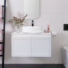 CLOVER 600mm Wall Hung Bathroom Vanity & Luxe Stone Top AROVA 