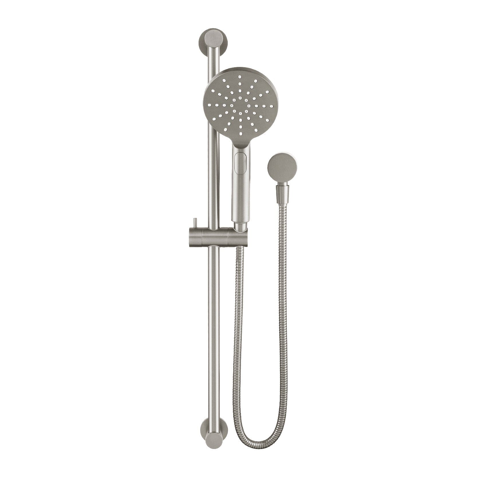 Como Shower Rail Round Brushed Nickel Showers Arova 