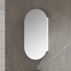 Ella 600mm Oval Mirrored Shaving Cabinet Shaving Cabinet Arova 