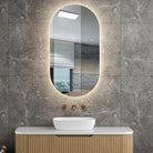 Halo Frameless Anti-Fog Dimmable Oval Led Bathroom Mirror LED Mirror Arova 