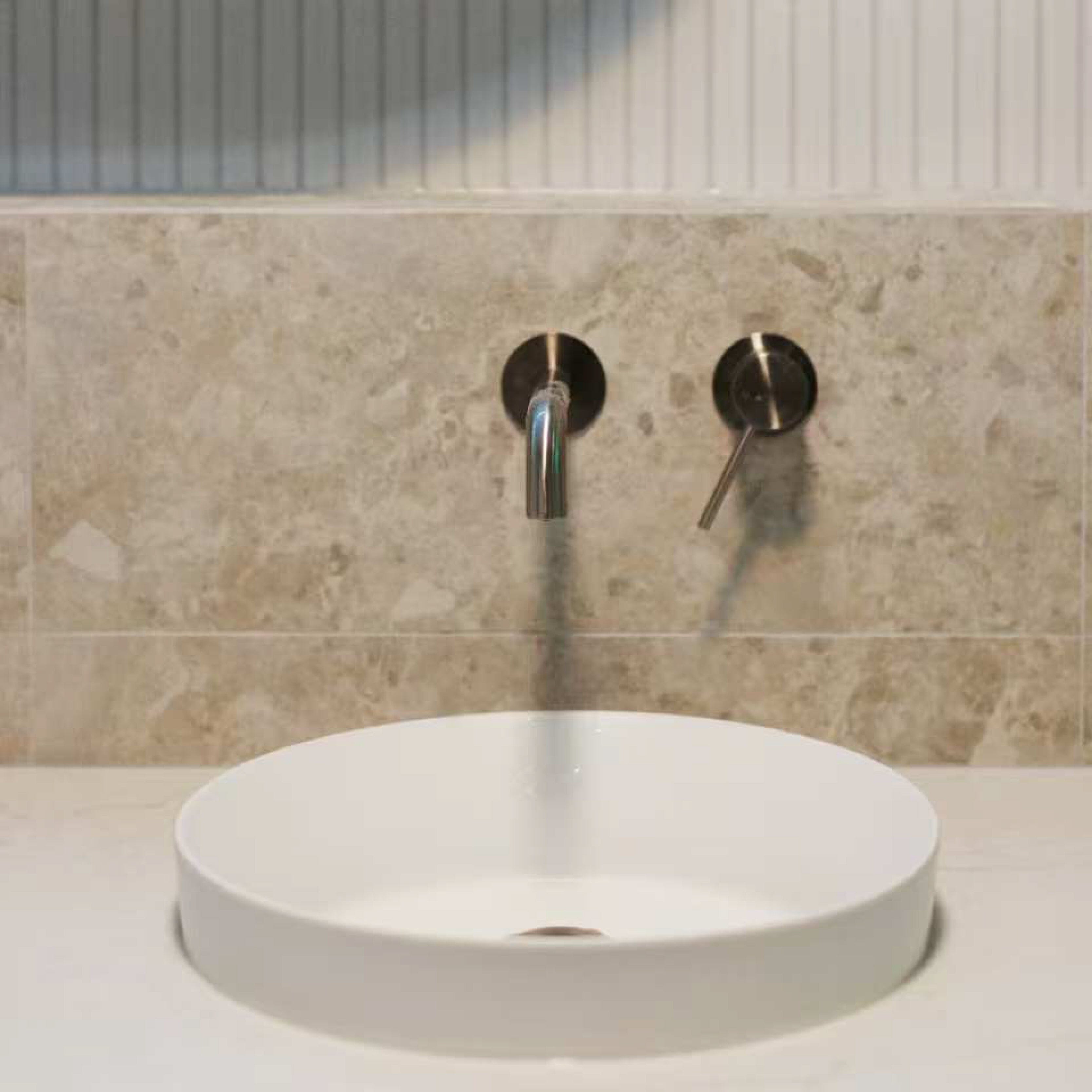 Jess 35 Inset Basin Round Gloss White Basins Arova 