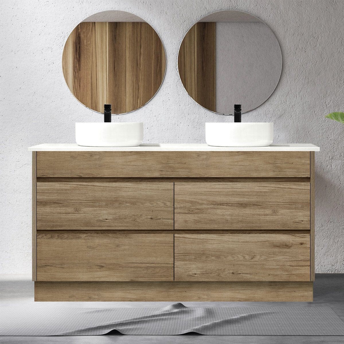 Kingston 1500mm Bathroom Vanity + Bliss Stone Top AROVA 