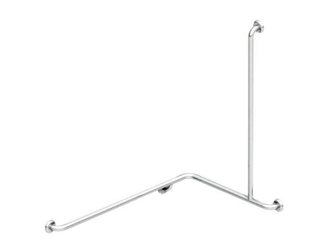 L Shape With Extension Shower Grab Rail - TPG22 Accessories ECT Right hand 