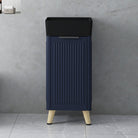 Lexi 400mm Small Vanity Blue with Black Solid Surface Basin Vanities Arova 