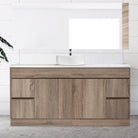 LOGAN 1800mm Timber Bathroom Vanity + Bliss Stone Top AROVA 