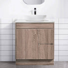 Logan 750mm Timber Vanity (Right Hand) + Luxe Stone Top AROVA 