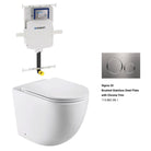 Max57 Rimless Tornado Floor Mount Toilet Pan Packaging - Geberit Sigma 8 Cistern & Round Button Toilets Arova Geberit Sigma 8 In Wall Toilet cistern - 109.795.00.1 Sigma 20 Brushed Stainless Steel Plate with Chrome Trim-115.882.SN.1 