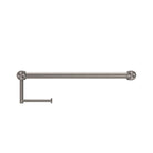 MECCA CARE 25MM TOILET ROLL RAIL 300/450MM BRUSHED NICKEL Accessories Nero 