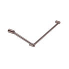 MECCA CARE 32MM DDA GRAB RAIL SET 45 DEGREE 750X900MM BRUSHED BRONZE NRCR3245BZ Accessories Nero 