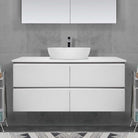 Mia 1200mm Wall Hung Single Vanity + Bliss Stone Top AROVA 