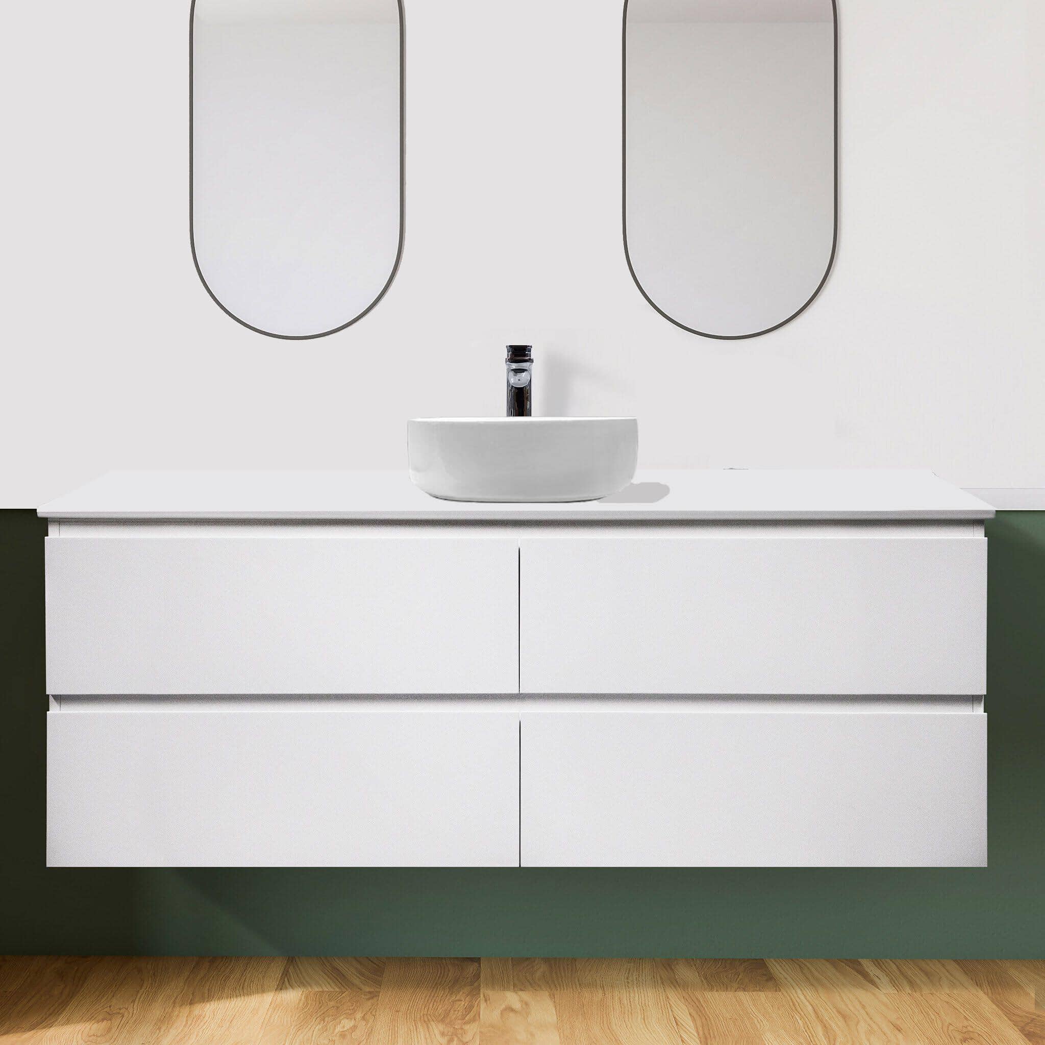 Mia 1500mm Wall Hung Vanity + Luxe Stone Top AROVA 