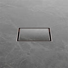 Nero 100mm Square Tile Insert Floor Waste 50mm Outlet Brushed Bronze NRFW006BZ Shower Grate Nero 