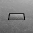 Nero 100mm Square Tile Insert Floor Waste 50mm Outlet Matte Black NRFW006MB Shower Grate Nero 