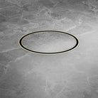 Nero 130mm Round Tile Insert Floor Waste 100mm Outlet Brushed Gold NRFW005BG Shower Grate Nero 