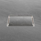 Nero 130mm Square Tile Insert Floor Waste 80mm Outlet Brushed Nickel NRFW007BN Shower Grate Nero 