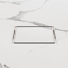 Nero 130mm Square Tile Insert Floor Waste 80mm Outlet Brushed Nickel NRFW007BN Shower Grate Nero 