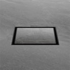 Nero 130mm Square Tile Insert Floor Waste 80mm Outlet Matte Black NRFW007MB Shower Grate Nero 