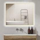 Sol Gold Frame 900mmx700mm Anti-Fog Dimmable Led Bathroom Mirror Rectangular LED Mirror Arova 