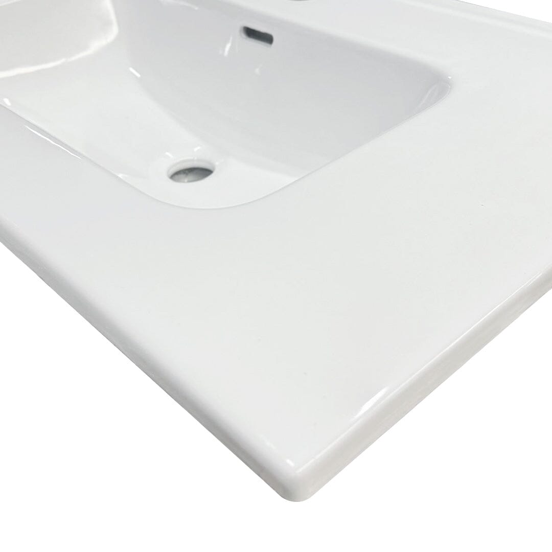 Sylvie 1500mm Full Depth Ceramic Vanity Top Double Bowl Vanity Top Arova 