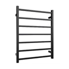 VIVA Heated Towel Rail Square Matte Black Accessories Arova 