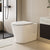 Yara58 Rimless Tornado Floor Mount Toilet Package - Geberit Sigma 8 Cistern & Round Button Toilets Arova 