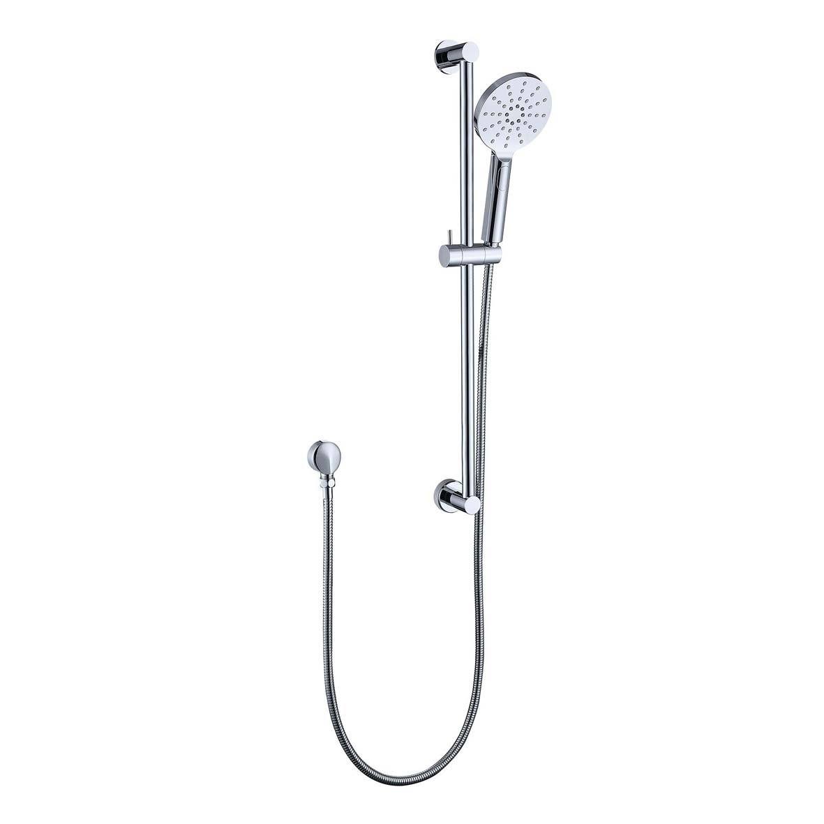 Como Shower Rail Round Chrome Showers Arova 