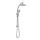 Mica Twin Shower Round Stylish Rail Chrome showers Arova 