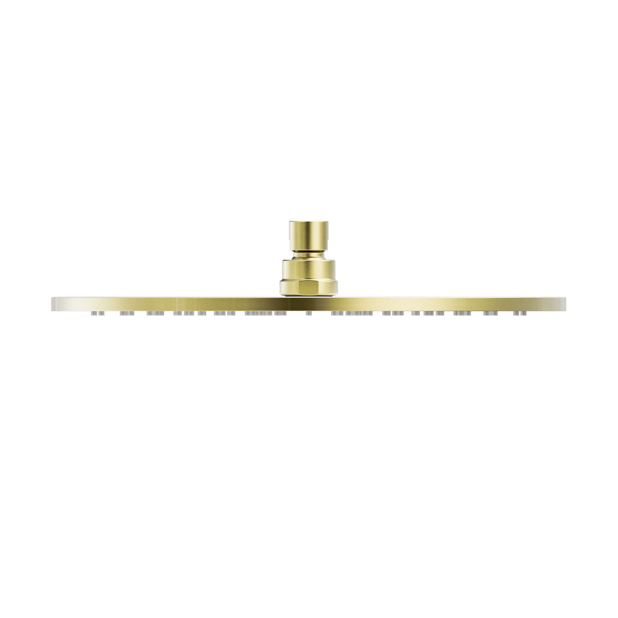 300mm Round Shower Head Brushed Gold ROA1202- BG Showers Nero 