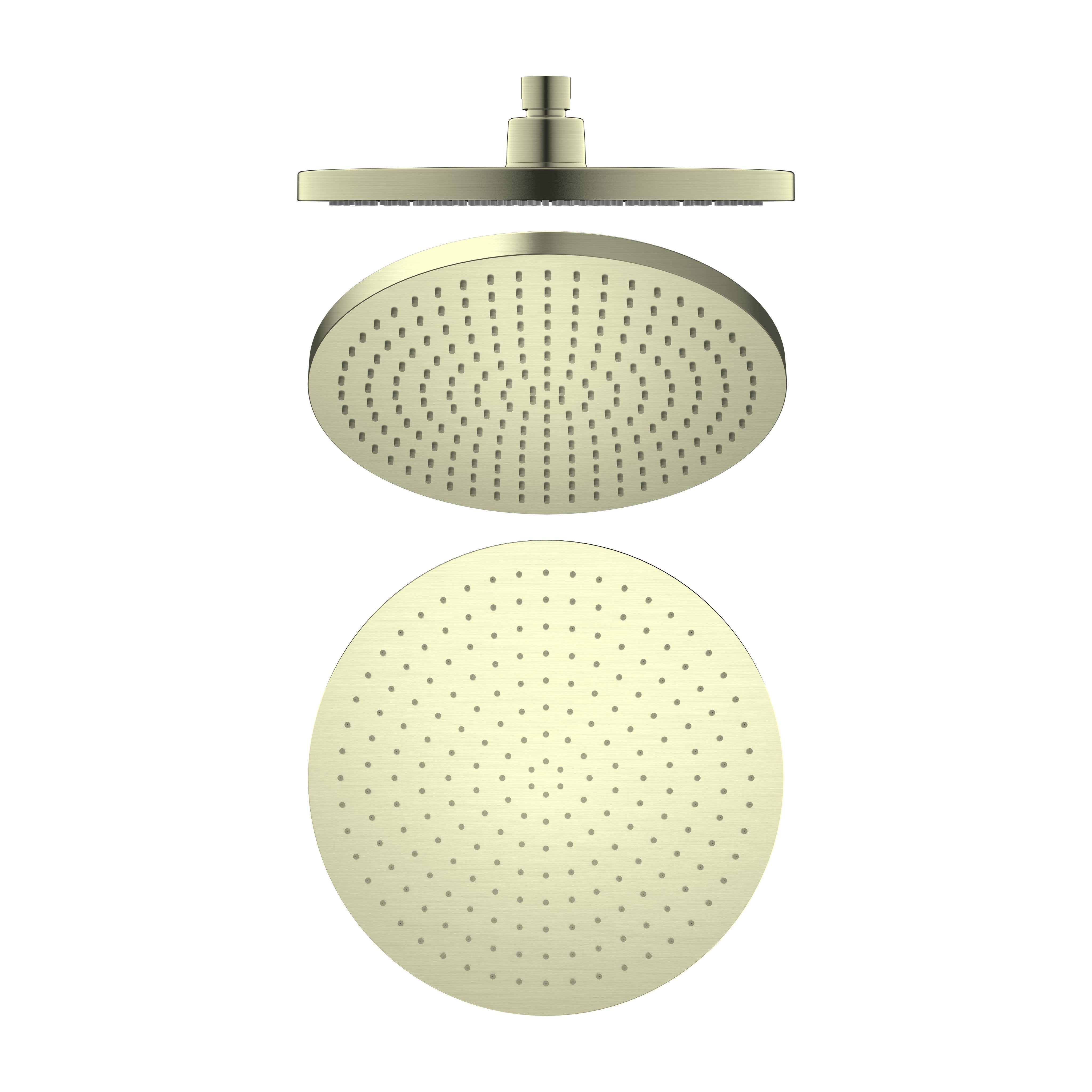 Air Shower Head Brushed Gold 508076-BG Showers Nero 