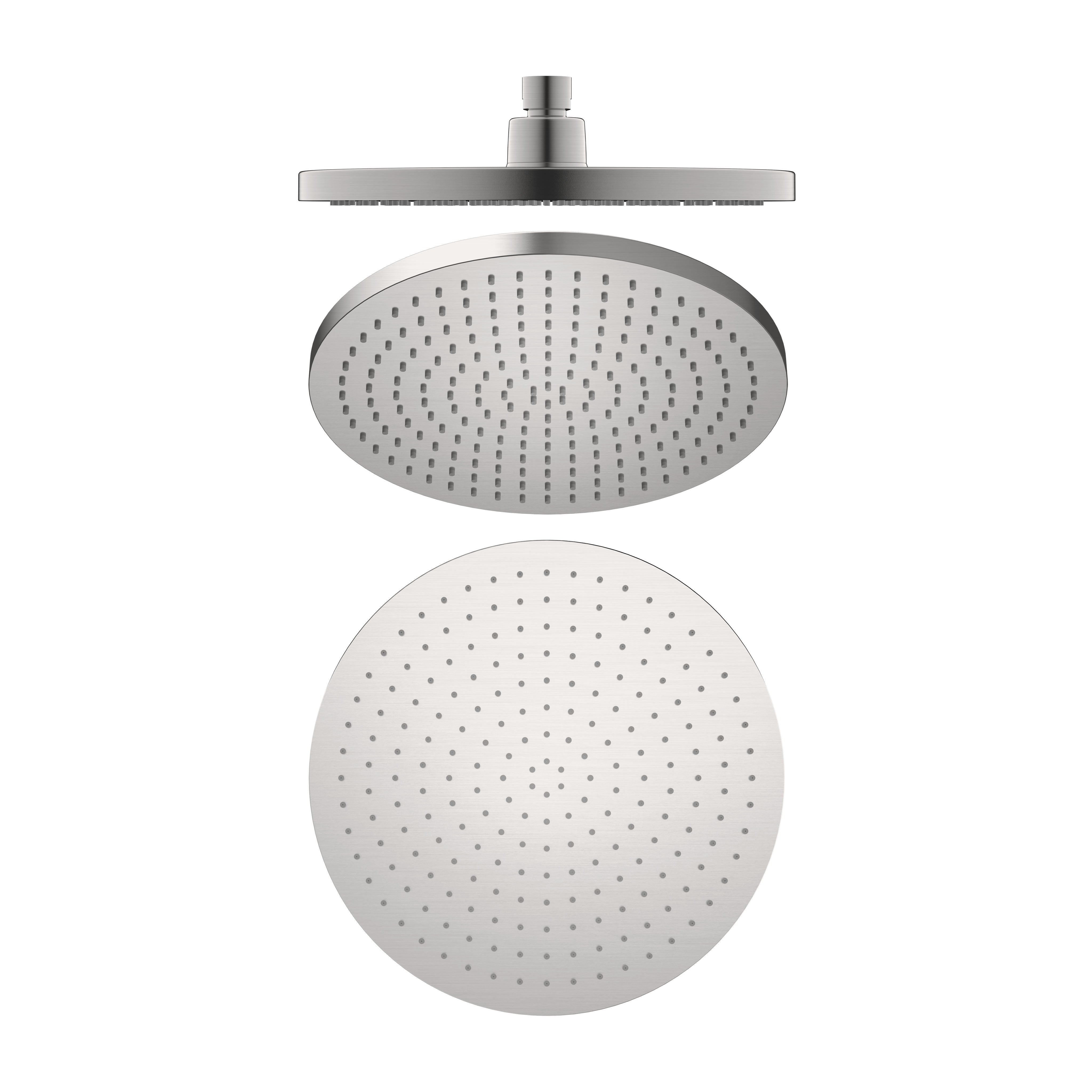 Air Shower Head Brushed Nickel 508076-BN Showers Nero 