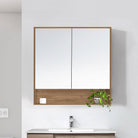 ALBANY 750mm Oak Shaving Cabinet Vanities & Mirrors Arova 