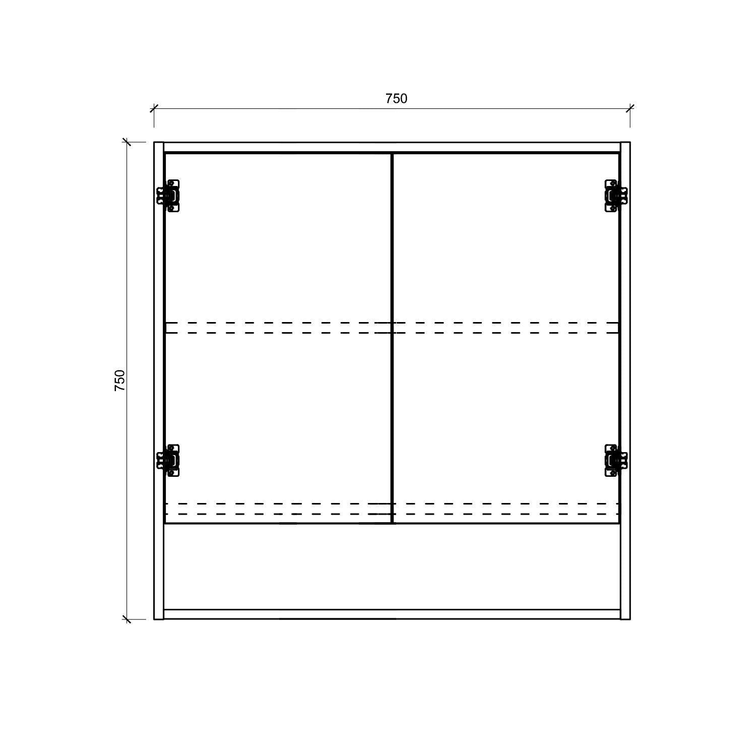 ALBANY 750mm Oak Shaving Cabinet Vanities & Mirrors Arova 